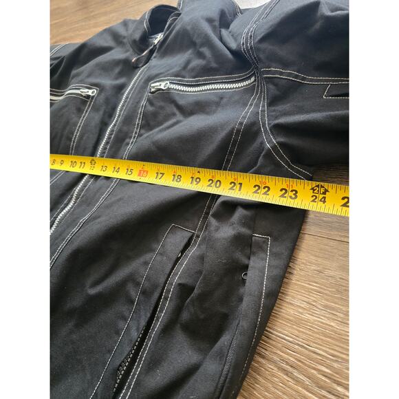 Joe Rocket Men’s L Black Motorcycle Jacket Armor Touring Safety Gear Korean Made - Picture 10 of 12